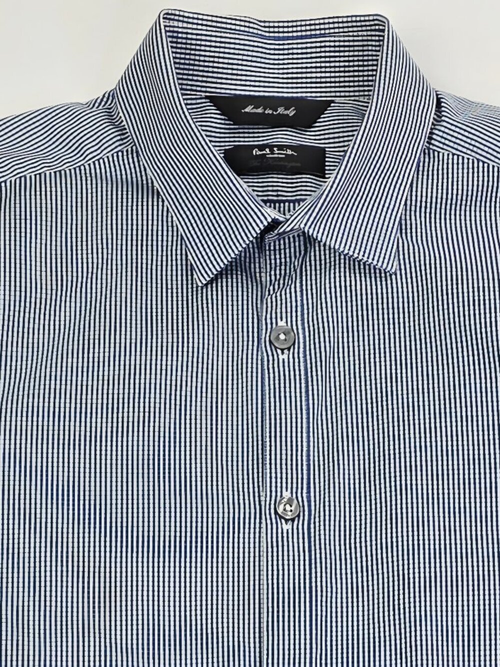 Paul Smith London The Kensington Made In Italy Mens Size 15 Euro 38 Blue Check